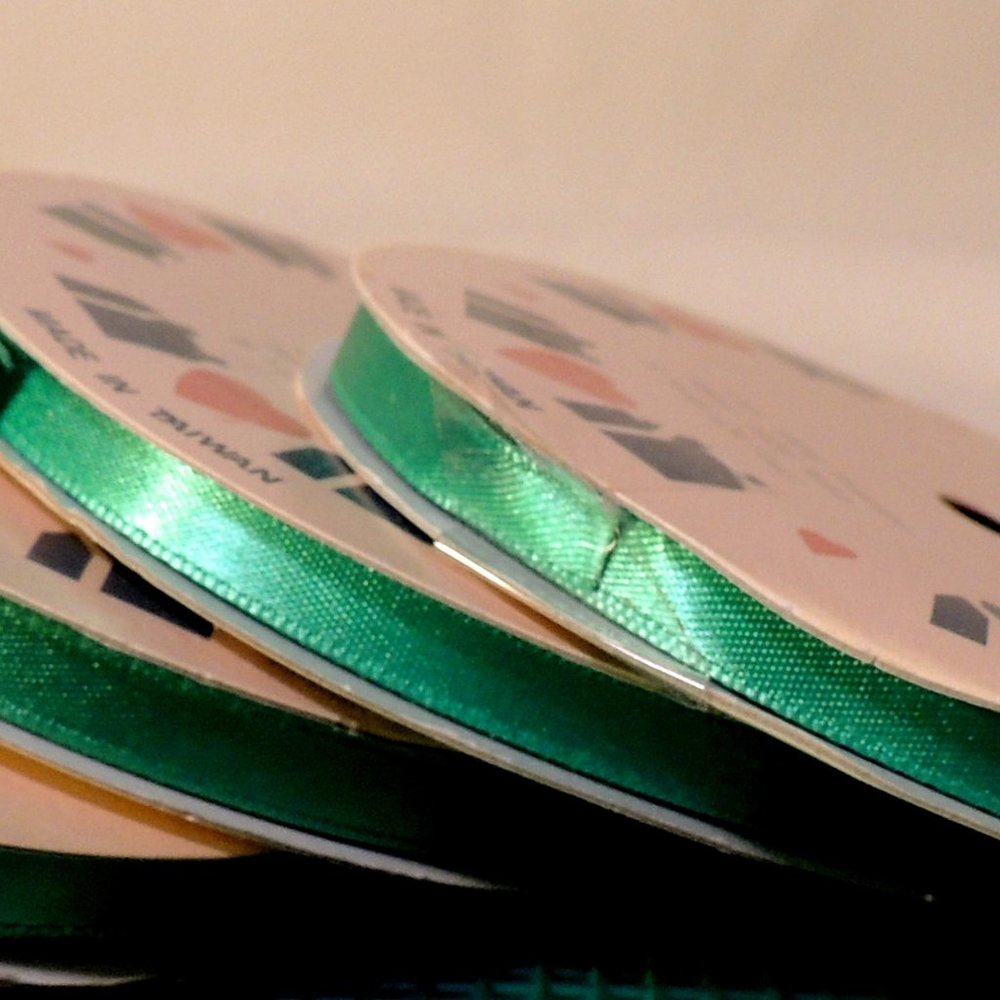 Home Sweet Home 1/4" Bright Green Ribbon